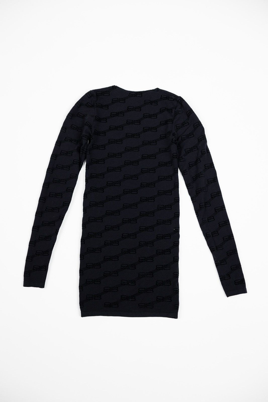 Balenciaga Balenciaga BB Monogram Elastic Long Sleeve Top Size S / US 4 / IT 40 - 2 Thumbnail