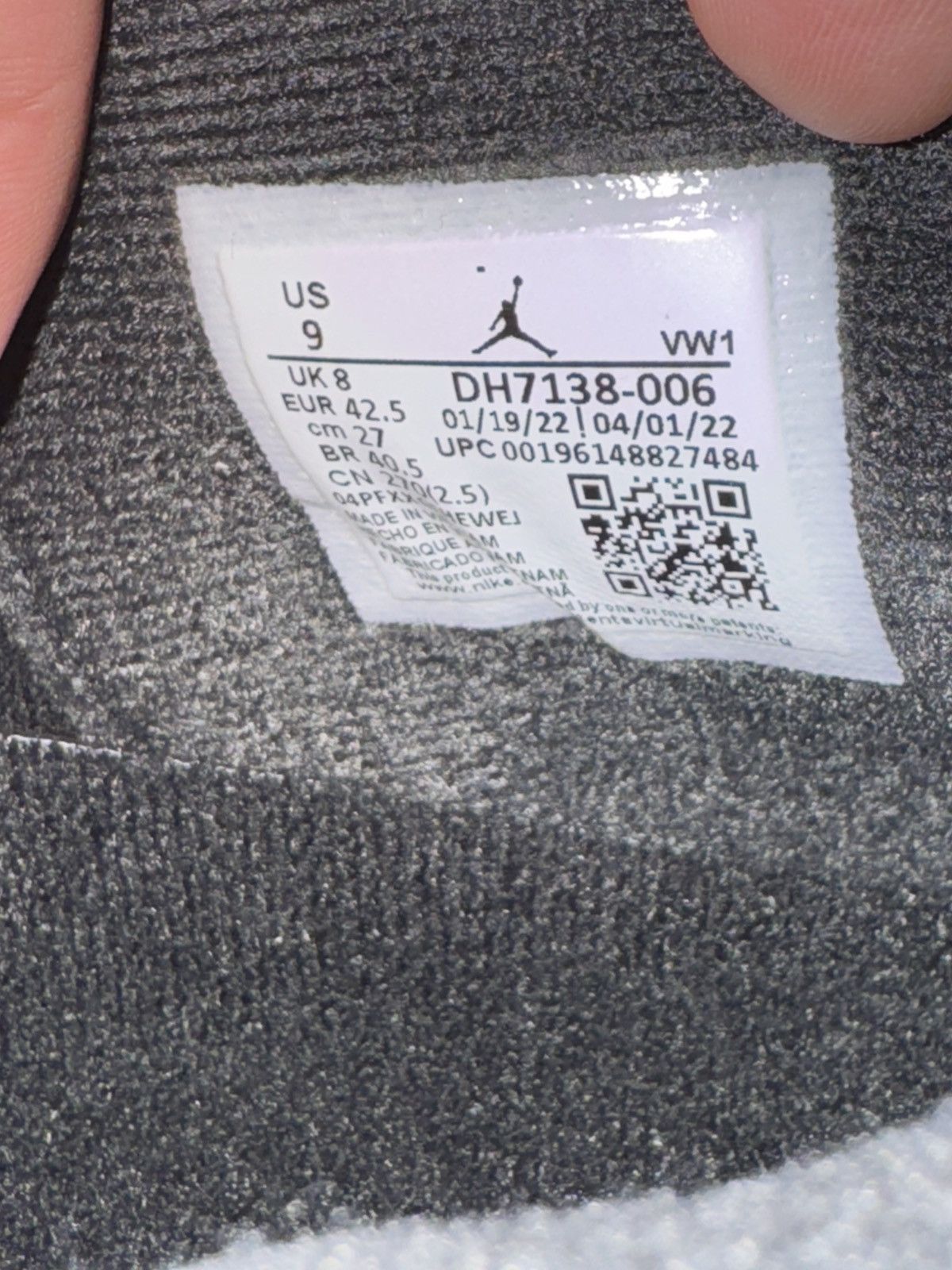 Jordan Brand Jordan 4 Black Canvas Size US 9 / EU 42 - 8 Thumbnail
