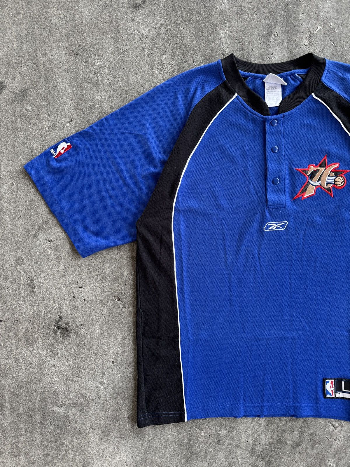 NBA Reebok x Philadelphia 76Ers Sixers NBA Warm Up Jersey Size US XXL / EU 58 / 5 - 2 Thumbnail