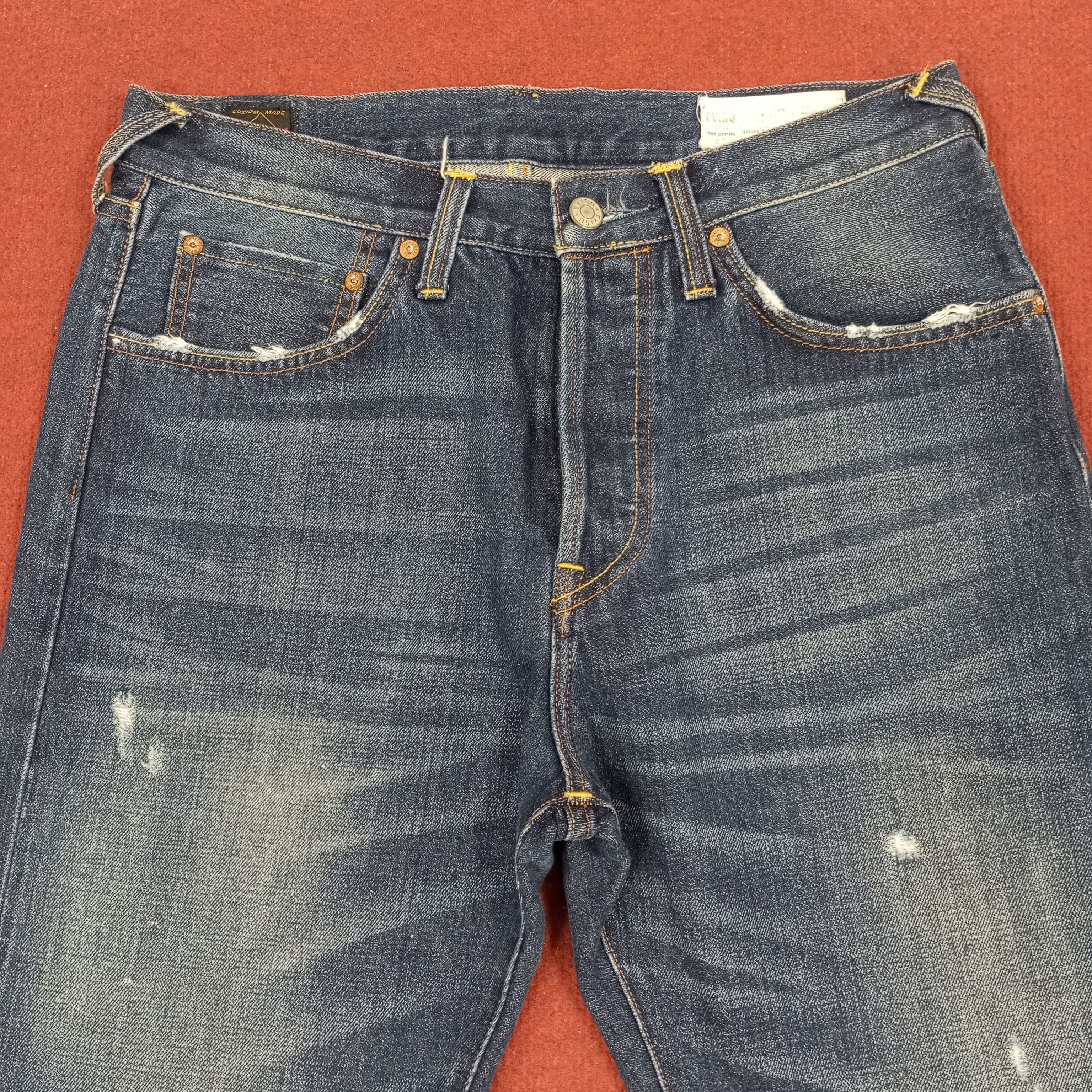 Evisu × Japanese Brand × Vintage Evisu Japanese Brand Fashion Style Custom Daicock Jeans Size US 31 - 5 Thumbnail