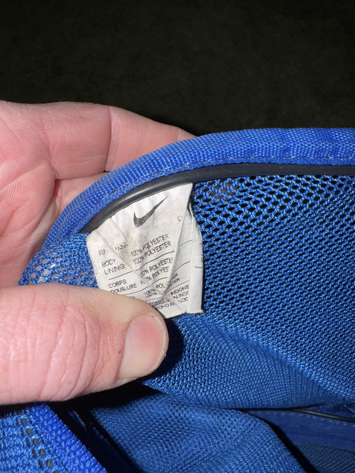 Nike × Vintage Vintage Nike Mesh Backpack Size ONE SIZE - 4 Thumbnail