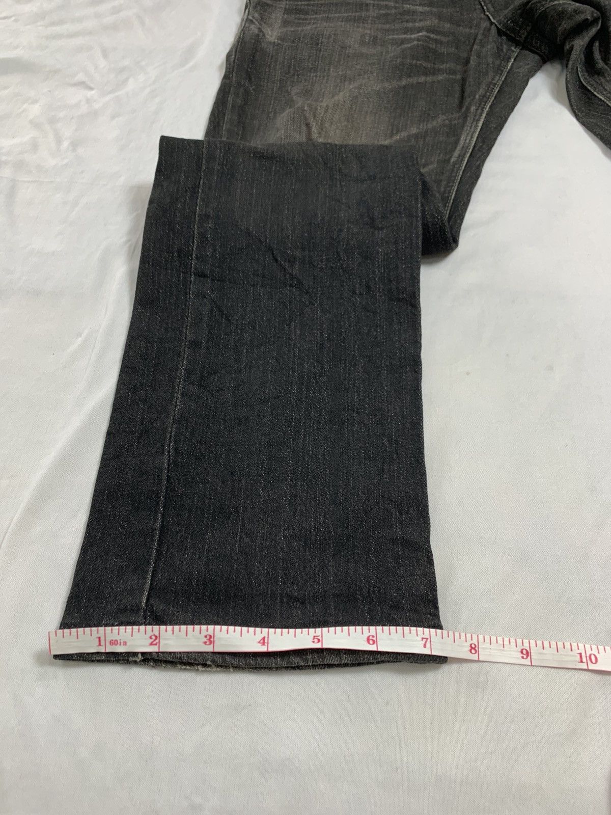 Edwin Vintage edwin stone black mid flare jeans strapes pocket Size US 32 / EU 48 - 13 Thumbnail