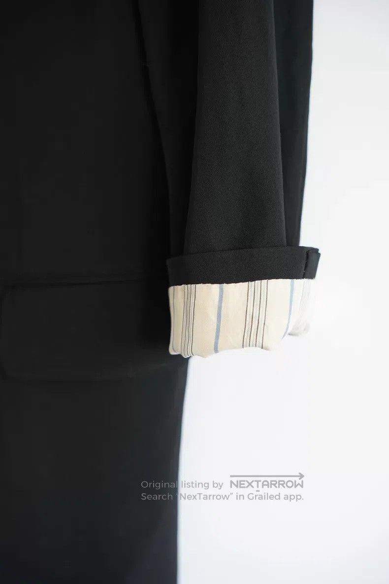 Yohji Yamamoto Yohji Yamamoto size s 90s multi-pocket striped sleeve blaze Size 36S - 5 Thumbnail