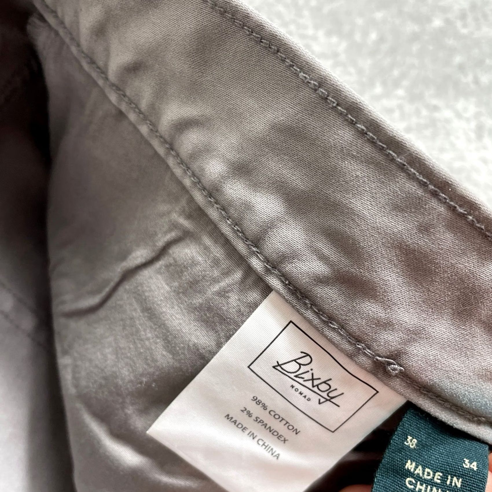 Nomad Bixby Nomad Pants Mens 32x34 Straight Fit Stretch Casual Gray Size US 32 / EU 48 - 5 Thumbnail