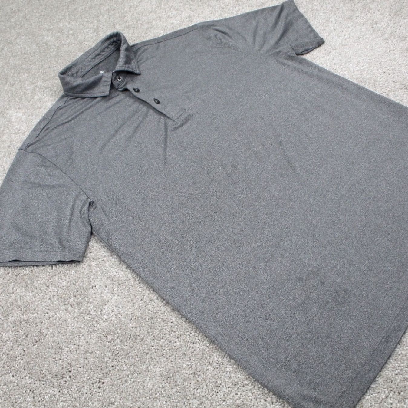 Nat Nast Nat Nast Polo Shirt Mens M Gray Polyester Stretch Short Sleeve Pullover Polo Size US M / EU 48-50 / 2 - 6 Thumbnail