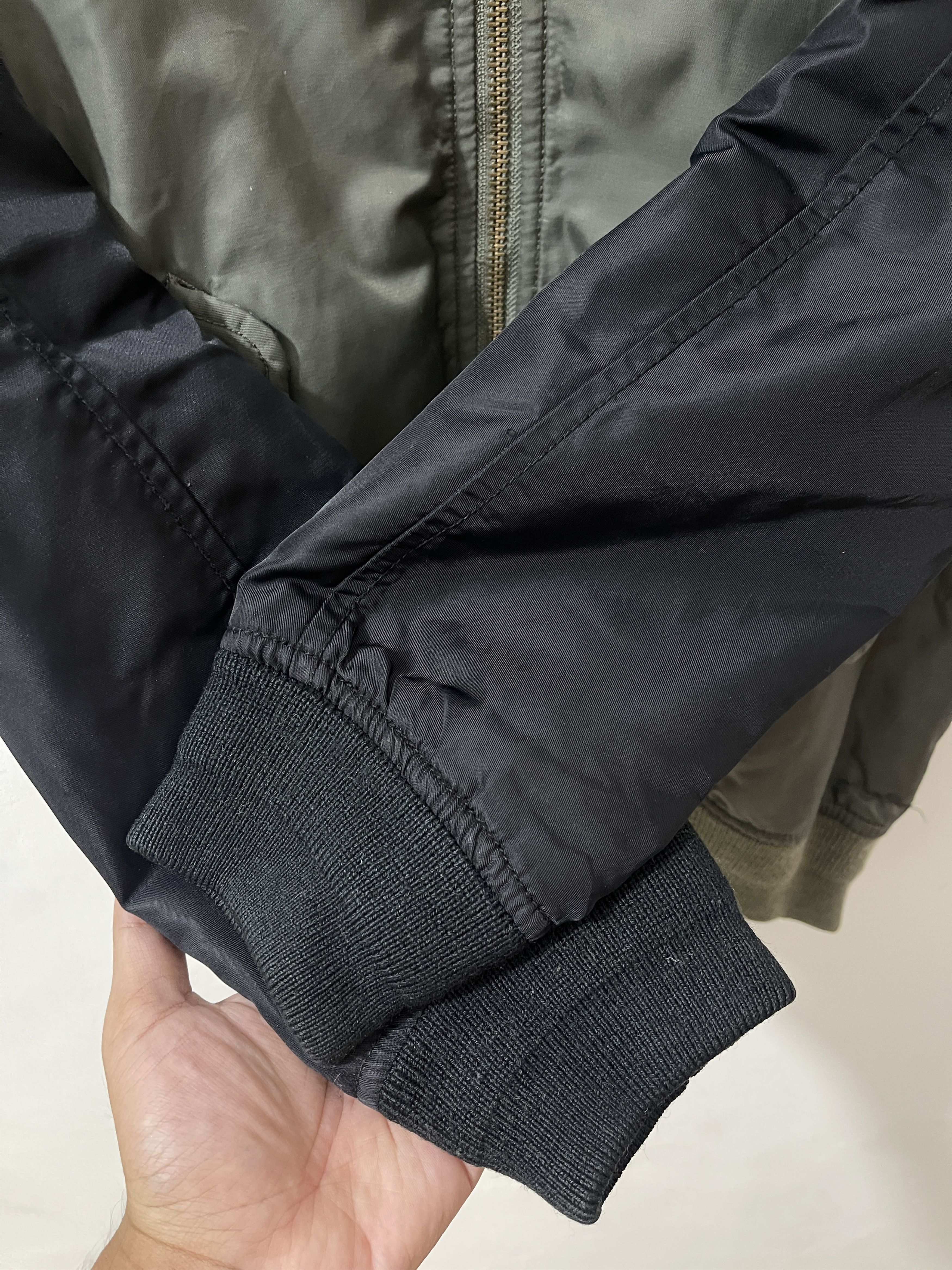 Japanese Brand Azul By Moussy Japan Flying OG Military Bomber Jacket Size US L / EU 52-54 / 3 - 3 Thumbnail