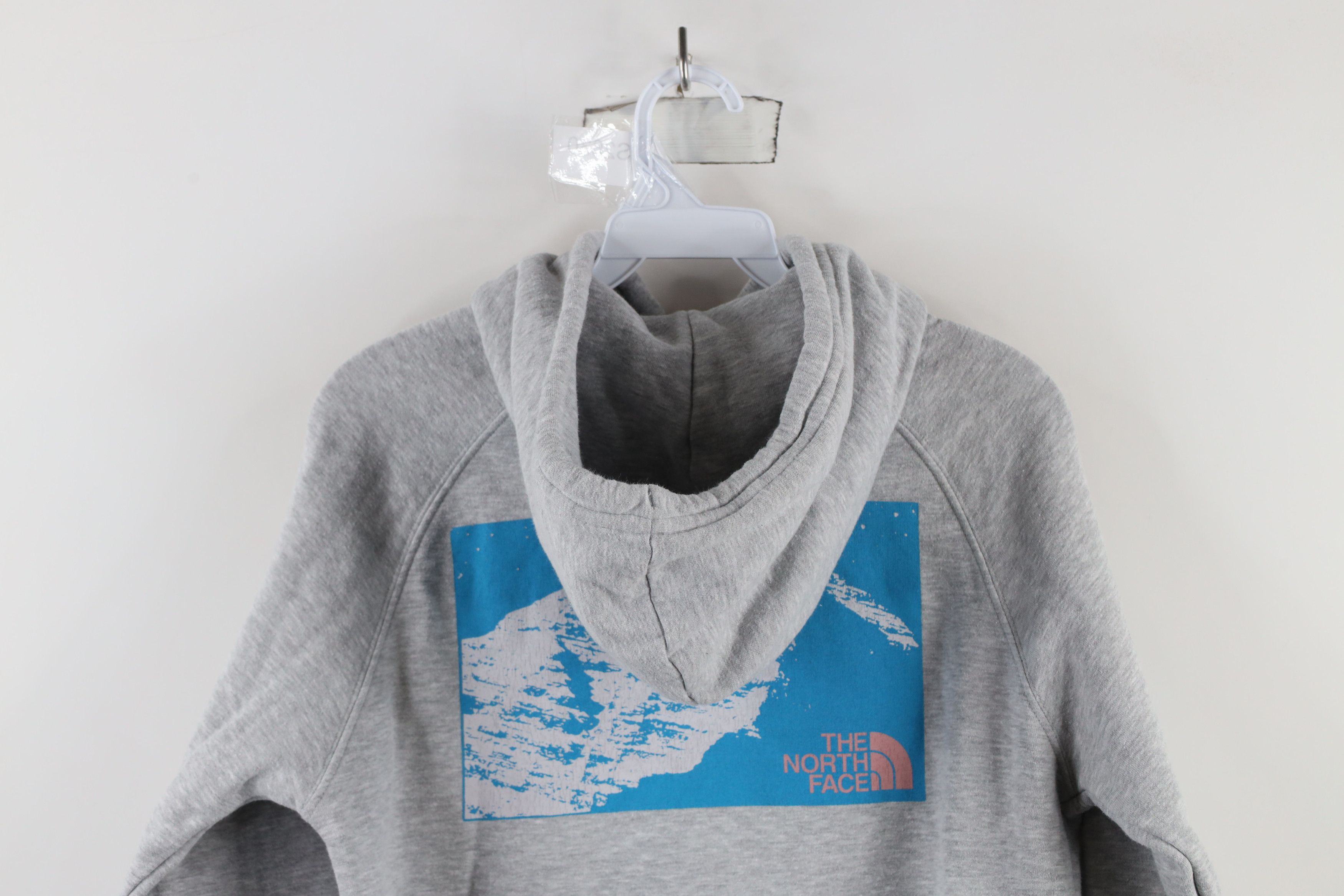 The North Face × Vintage Vintage The North Face Script Hoodie Sweatshirt Gray Size S / US 4 / IT 40 - 10 Thumbnail