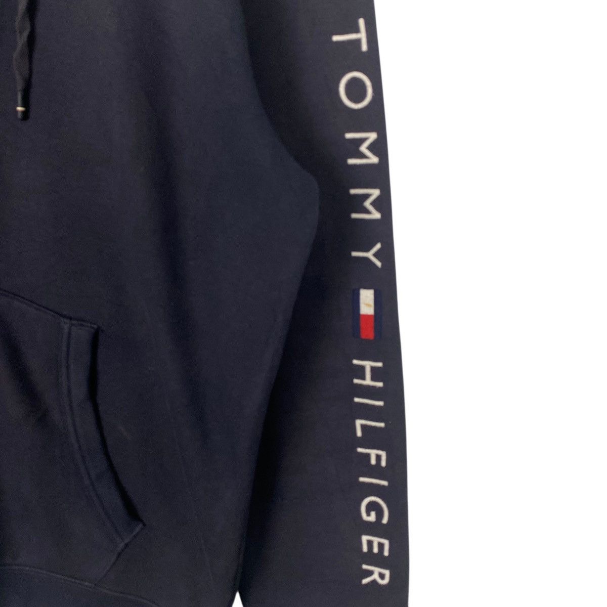 Vintage Vintage Tommy Hilfiger Full Zip Hoodie Sweater Navy Blue Size US XXL / EU 58 / 5 - 5 Thumbnail