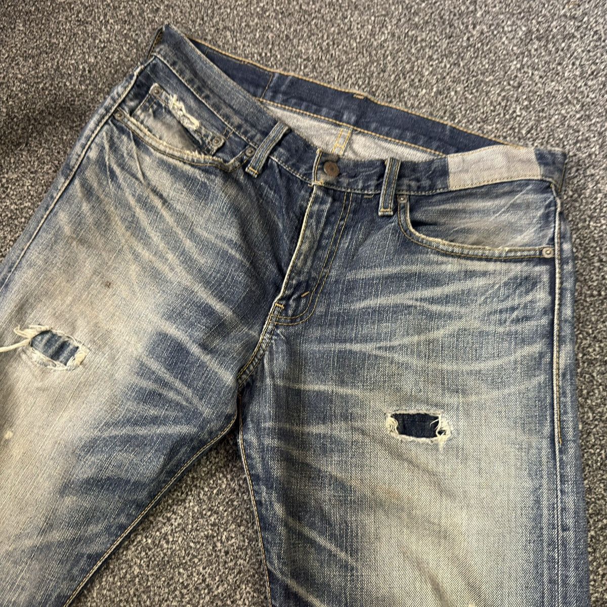 Engineered Garments × Levi's Vintage 2006 y2k Levis 505 Distressed Denim Jeans W32 Size US 32 / EU 48 - 3 Thumbnail
