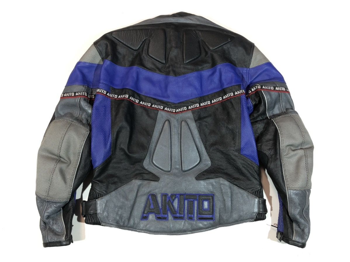 Ferrari × Honda × Yamaha Akito Motorcycle Moto Leather Jacket Racing Size US L / EU 52-54 / 3 - 11 Thumbnail