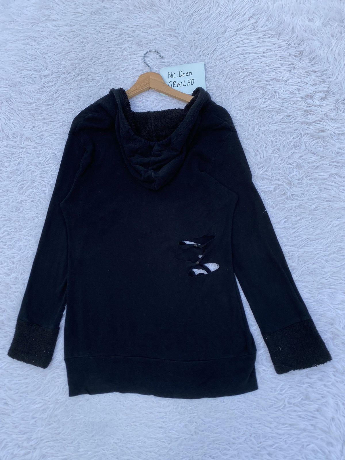 Japanese Brand Rare Vintage Japanese Brand Punk Design Hoodie Size L / US 10 / IT 46 - 17 Thumbnail