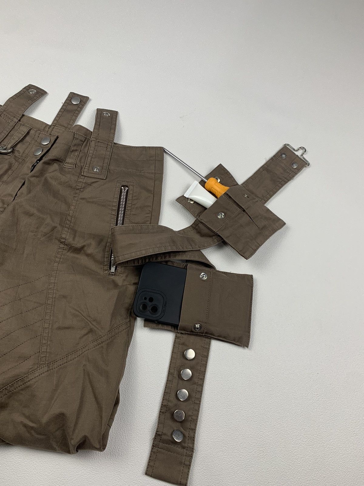 If Six Was Nine Dkny Belt BotCut Pants Size 28" / US 6 / IT 42 - 8 Thumbnail