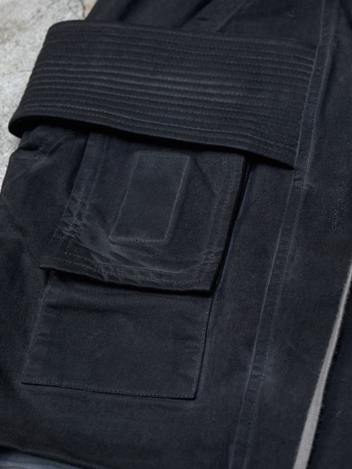 Rick Owens Drkshdw RICK OWENS DRKSHDW CREATCH CARGO PANTS - DARK DUST Size US 31 - 3 Thumbnail