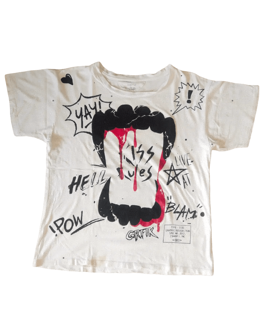 If Six Was Nine × Other × Seditionaries Two Sharp One 2#1 Punk Fang Graphic Tees Size US M / EU 48-50 / 2 - 1 Thumbnail