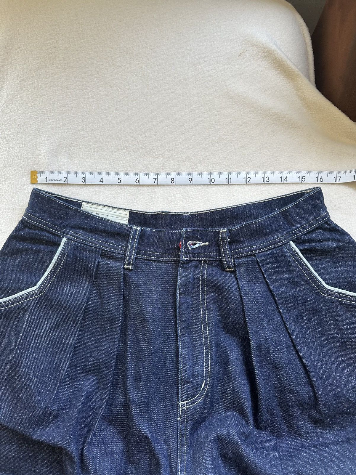 Other Mettle Park 421 Indigo Selvedge Jorts Size US 32 / EU 48 - 4 Thumbnail