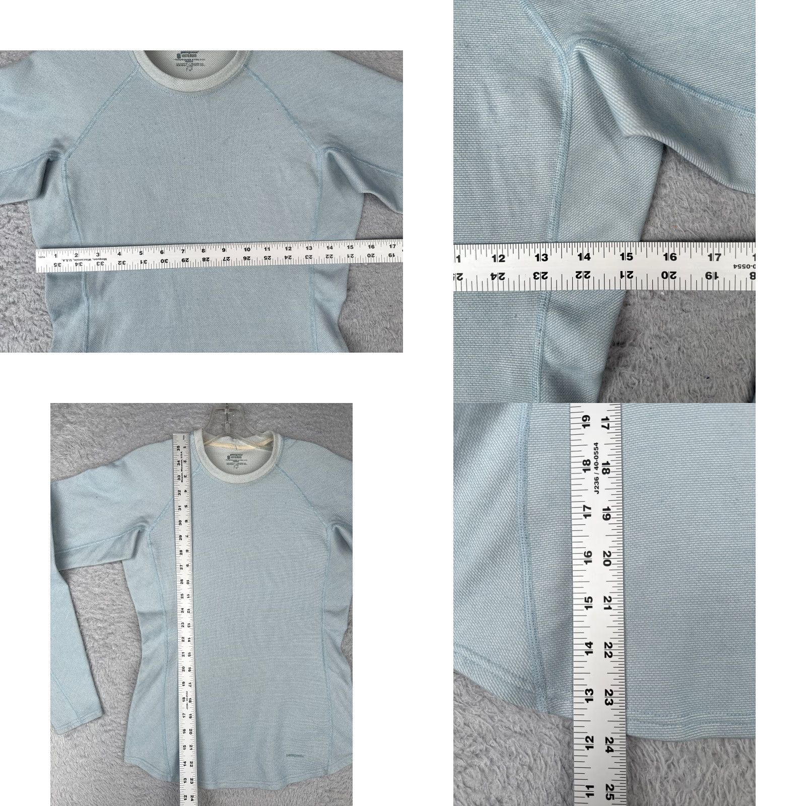 Patagonia Patagonia Shirt Womens Small Blue Baselayer Long Sleeve 100% Polyester Crew READ Size S / US 4 / IT 40 - 8 Thumbnail