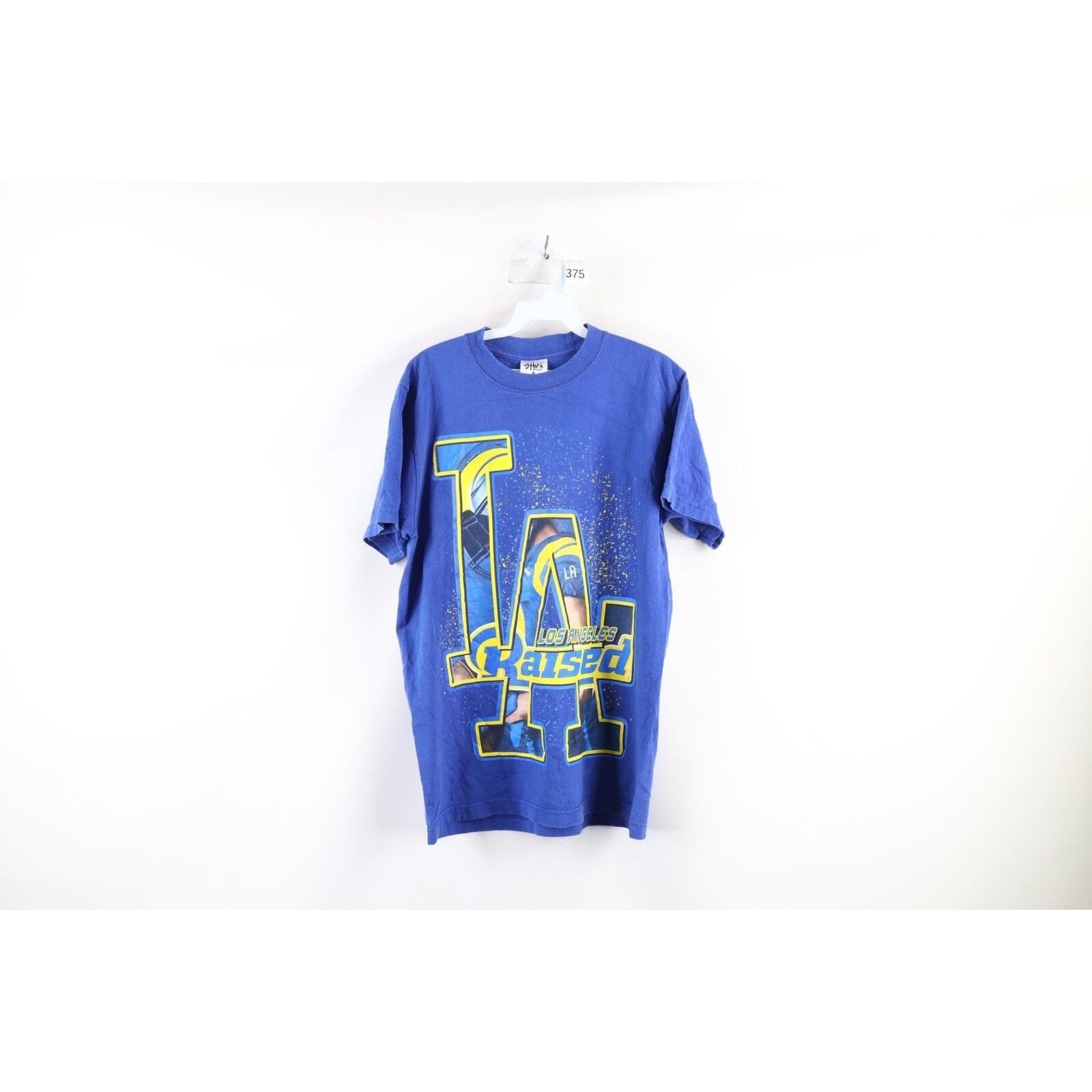 Vintage Streetwear Spell Out Los Angeles Rams Football T-Shirt Size US M / EU 48-50 / 2 - 1 Thumbnail