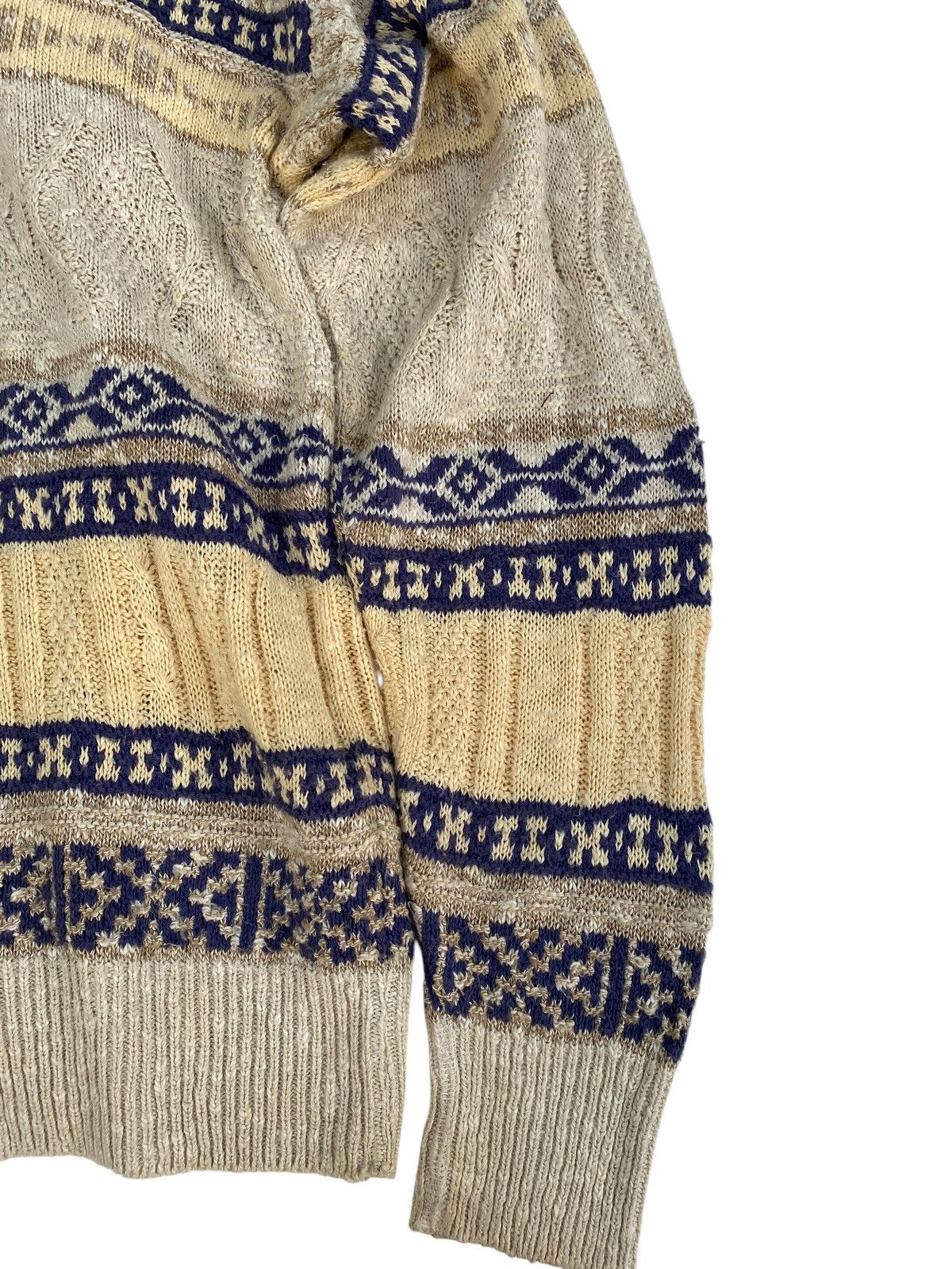 Lacoste × Vintage Vtg Lacoste Sweater Knitwear Cardigan Size L / US 10 / IT 46 - 6 Thumbnail