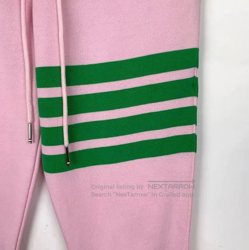 Thom Browne Thom Browne Pink Cotton Casual Pants . Size 22" - 4 Thumbnail