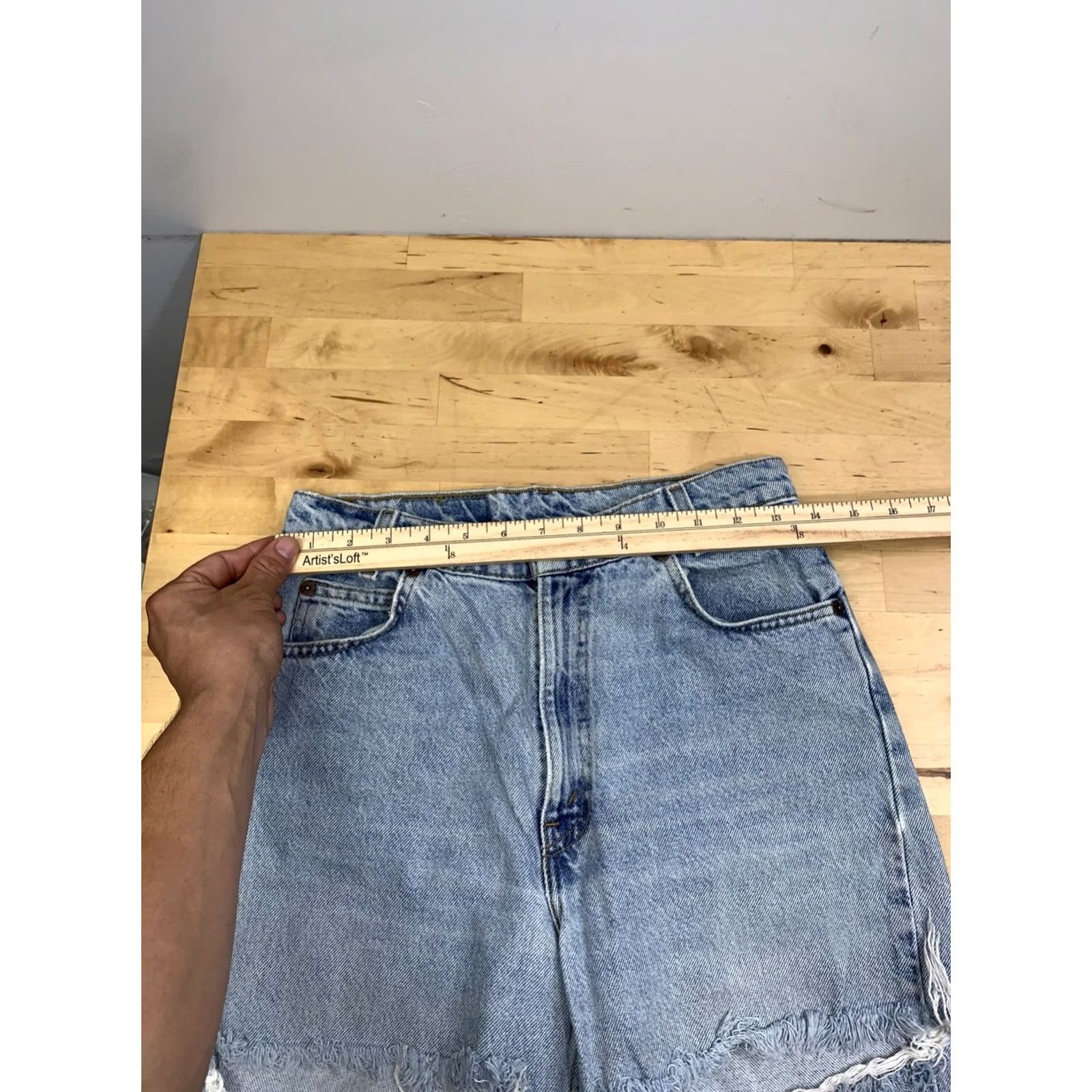 Levi's VINTAGE Levi's Orange Tab Jeans Women's 16 Regular Straight Relax 80s 90s Distress 13069 Size 38" / US 16 / IT 52 - 6 Thumbnail