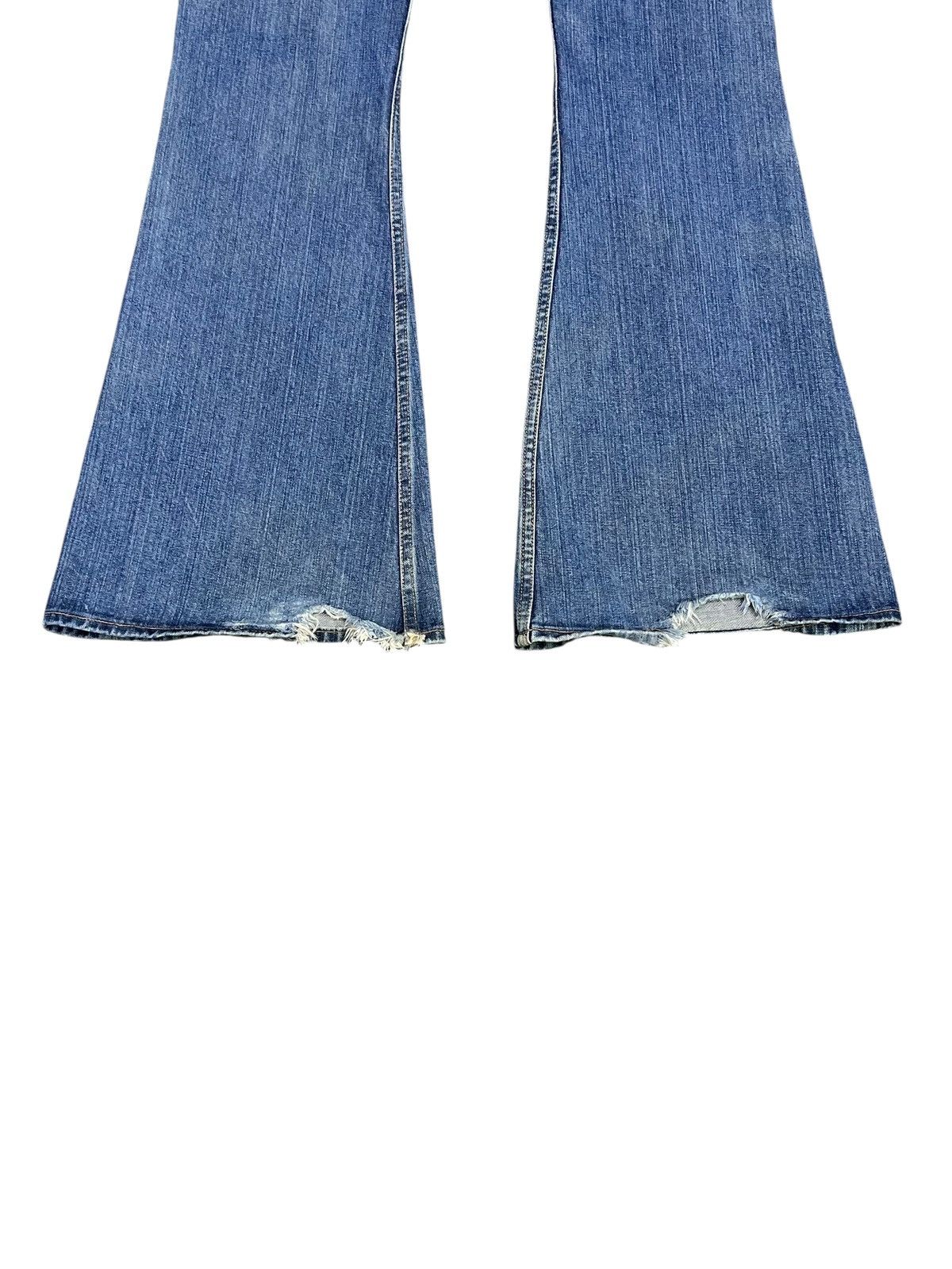 Big John UltraRare Vintage BIG JOHN Super Flare Hourglass Cargo Jeans Size 28" / US 6 / IT 42 - 5 Thumbnail