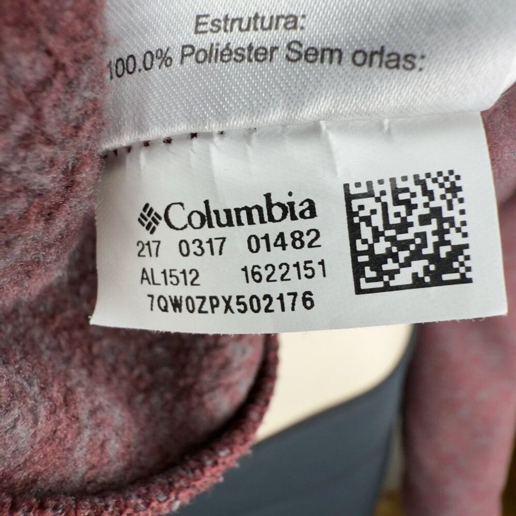Columbia COLOMBIA Fleece Hoodie Sweater Button Burgundy Gorpcore Sz M Size M / US 6-8 / IT 42-44 - 11 Thumbnail