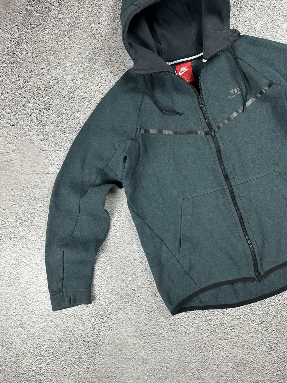Nike Vintage Nike Tech Fleece Full Zip Hoodie Y2K Drill Style SK8 Size US M / EU 48-50 / 2 - 5 Thumbnail