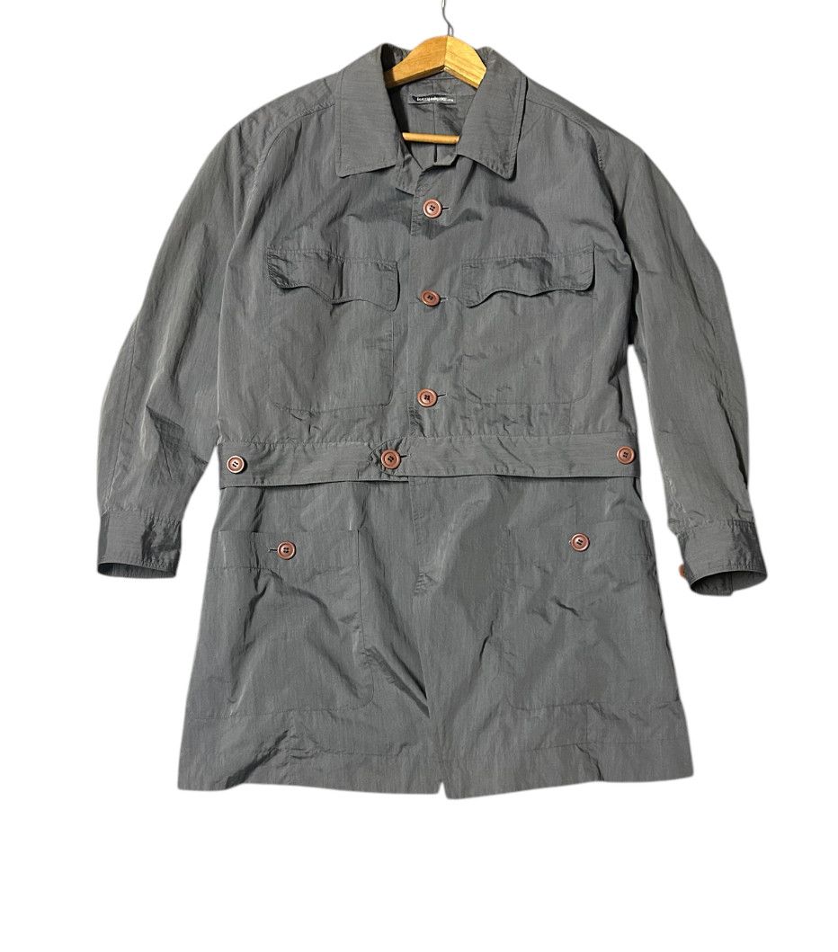 Issey Miyake 80s Issey Miyake long jacket detachable to bomber jacket Size US M / EU 48-50 / 2 - 3 Thumbnail