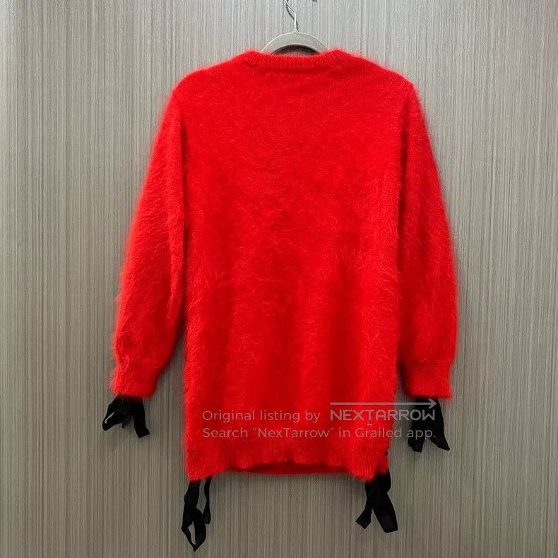 Fendi Fendi Red Belt Design Water Mink Sweater Size XXS / US 00 / IT 34 - 2 Thumbnail