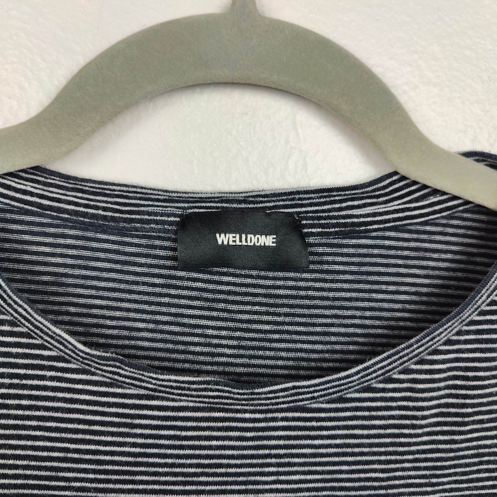 WE11DONE We11done T-Shirt Mens One Size Fits Most Black White Stripe Size US L / EU 52-54 / 3 - 7 Thumbnail