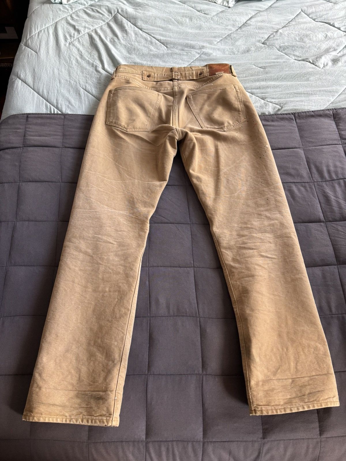 Warehouse & Co. WW2 40s Reissue Duck Canvas Pants Size US 32 / EU 48 - 2 Thumbnail