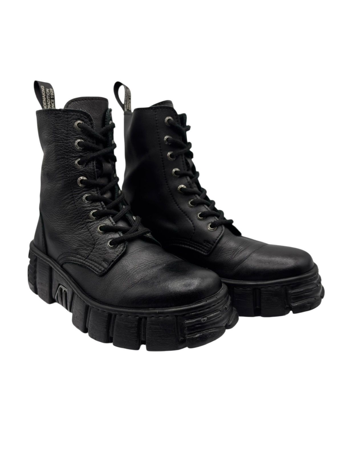 New Rock New Rock classic platform lace-up military boots Size 38 Size US 8 / IT 38 - 1 Thumbnail