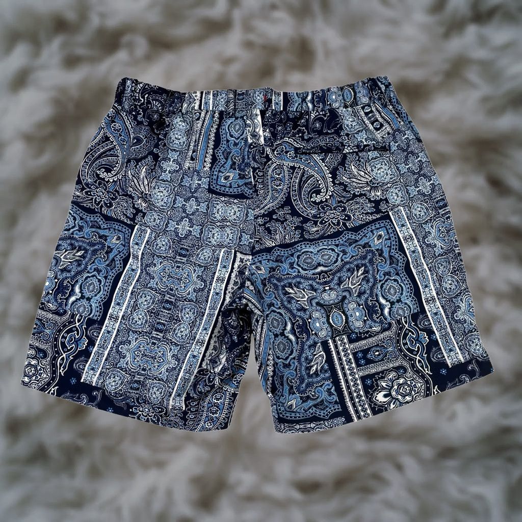 Robert Graham Robert Graham Men's Shorts Blue Patchwork Size 34 Performance Size US 34 / EU 50 - 1 Thumbnail