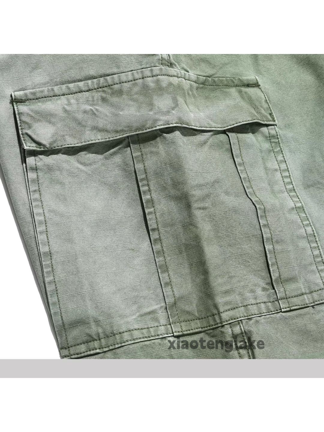 Designer × Vintage washed faded utility military tactical baggy cargo pants Size US 32 / EU 48 - 8 Thumbnail