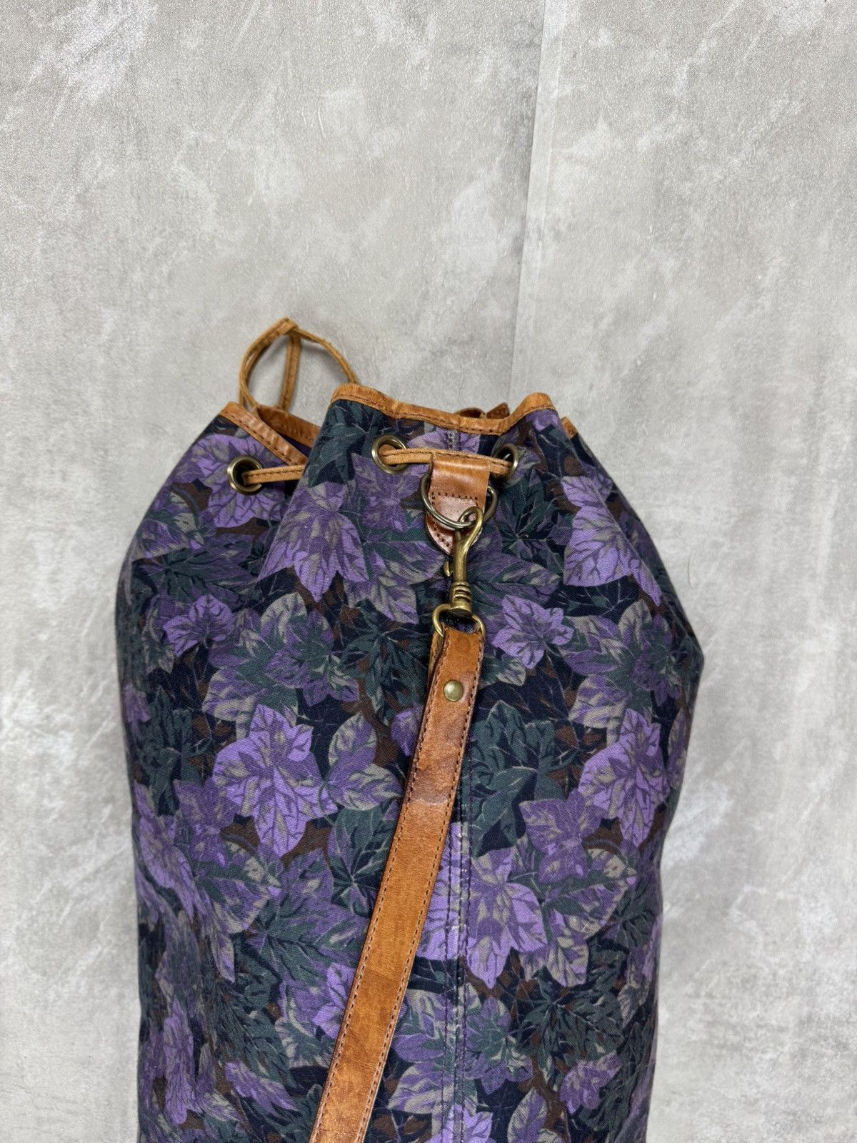 Laura Ashley Laura Ashley Vintage baguette duffle drawstring bag floral Size ONE SIZE - 9 Thumbnail