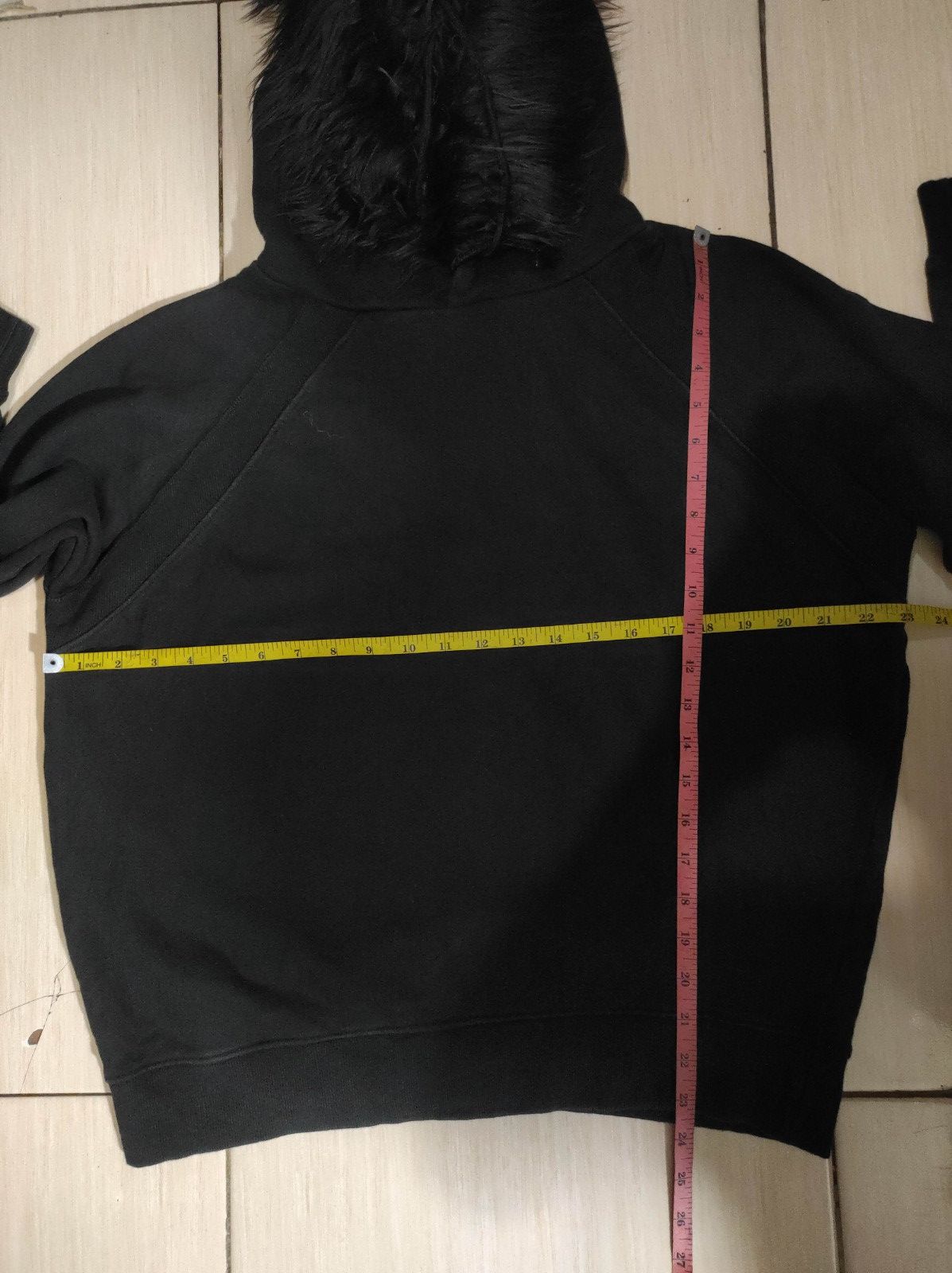Japanese Brand Crystal black fur hoodie ifsix LGB style Size US S / EU 44-46 / 1 - 12 Thumbnail