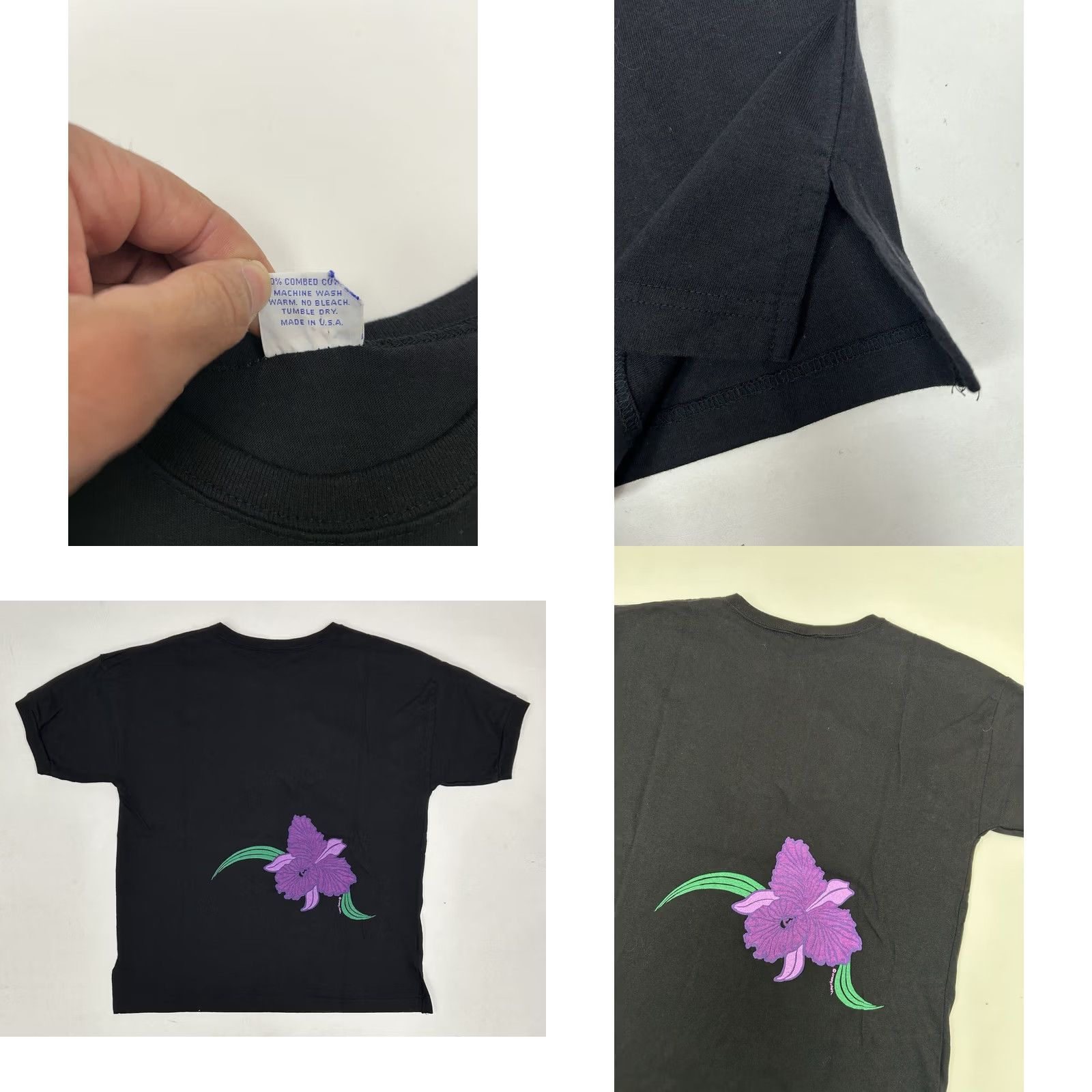 Vintage VINTAGE Crazy Shirts Hawaii T-Shirt Women’s Small Floral Iris Single Stitch USA 80s Size S / US 4 / IT 40 - 8 Thumbnail