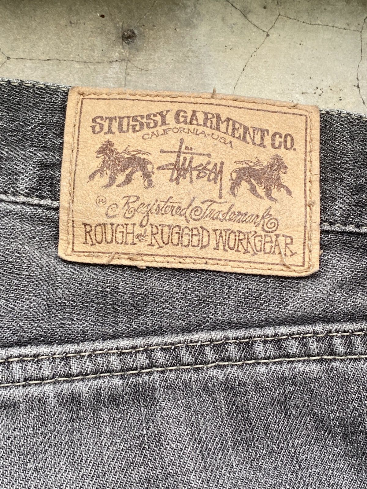 Stussy vintage stussy denim jeans Size US 34 / EU 50 - 7 Thumbnail