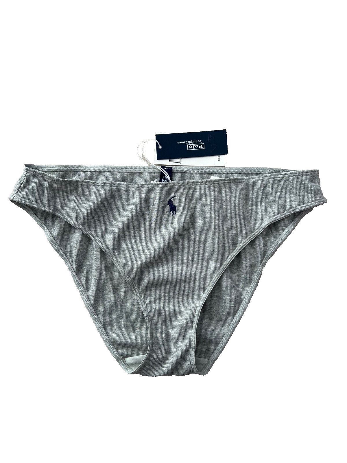 Polo Ralph Lauren Polo Ralph Lauren Rib Underwear Panty Heather Grey ( L ) Size 22" - 1 Thumbnail
