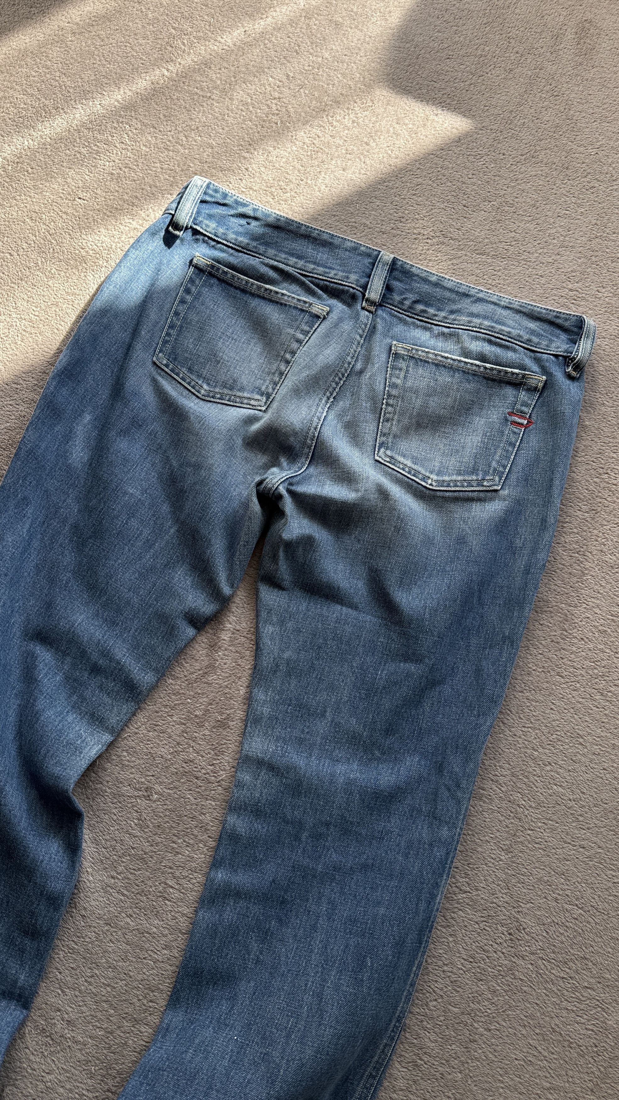 Japanese Brand Diesel Y2K Mudwash Crazy Mini Bootcut Jeans LGB ifsixwasnine Size US 32 / EU 48 - 4 Thumbnail