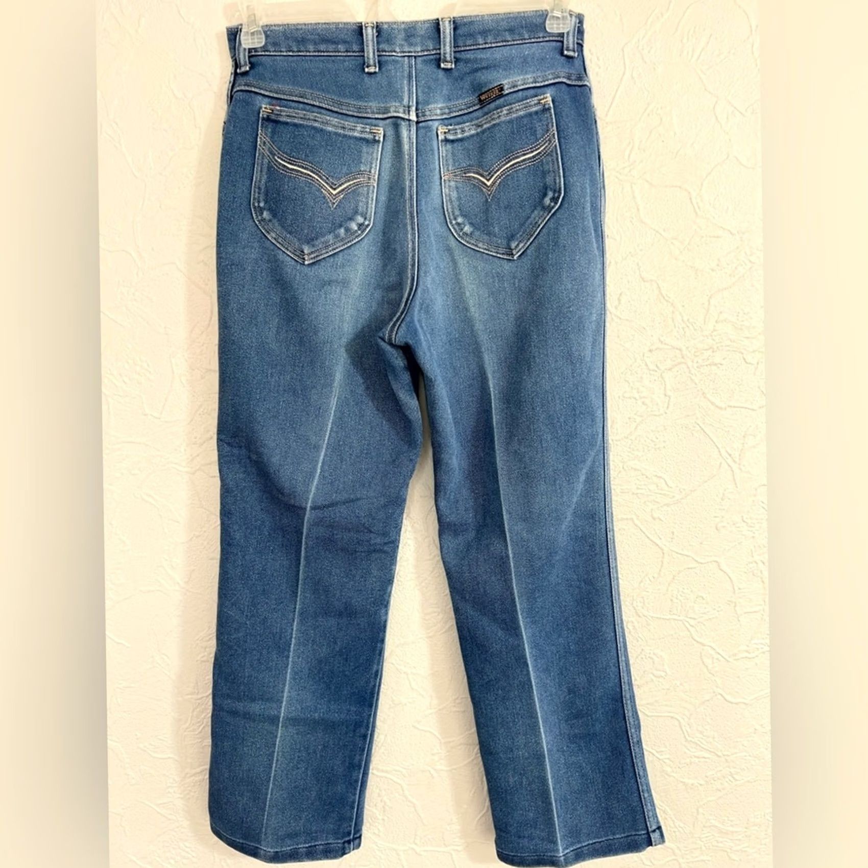 Wrangler VINTAGE Wrangler Jeans Womens 30x27 Straight Blue 14 Misses Regular Size 30 Womens Jeans Size 30" / US 8 / IT 44 - 2 Thumbnail