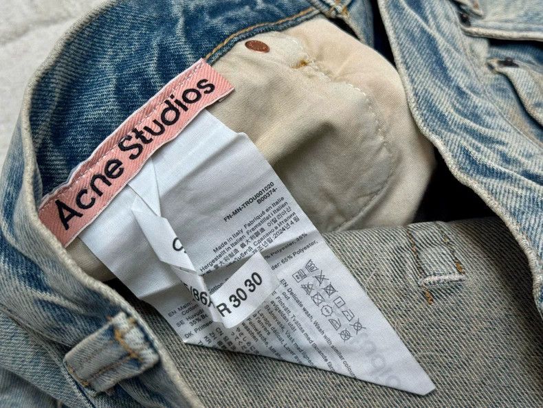 Acne Studios acne studios Laser wide-leg jeans 2506-Nextarrow Size US 30 / EU 46 - 5 Thumbnail