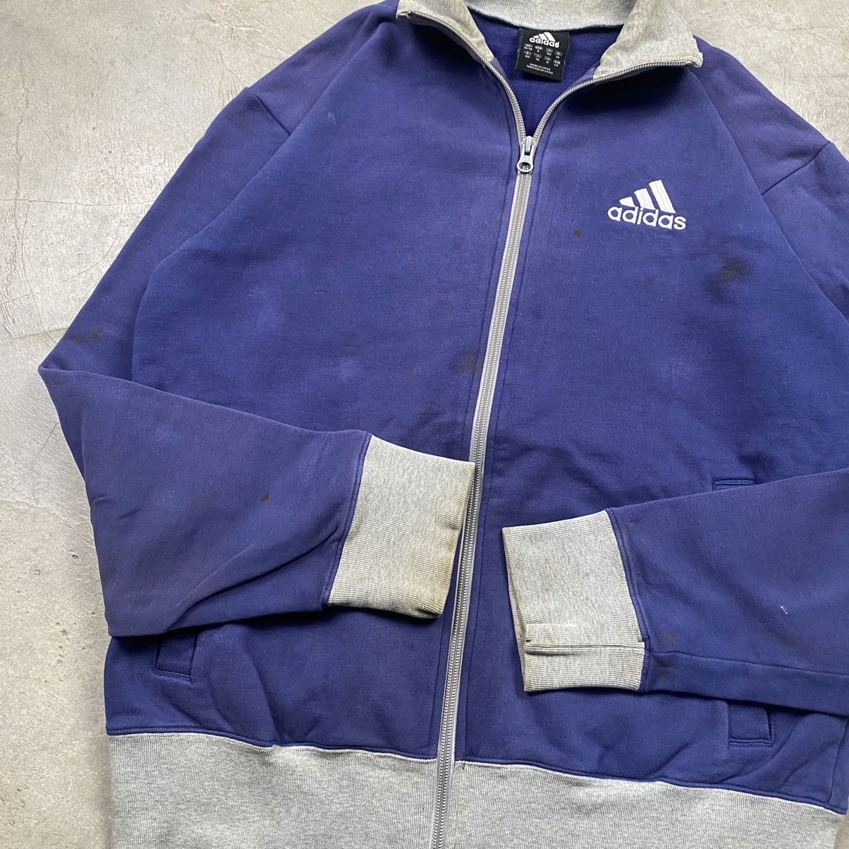 Adidas × Vintage y2k Adidas Japan Zipped Up Sweater Jacket Size US L / EU 52-54 / 3 - 7 Thumbnail