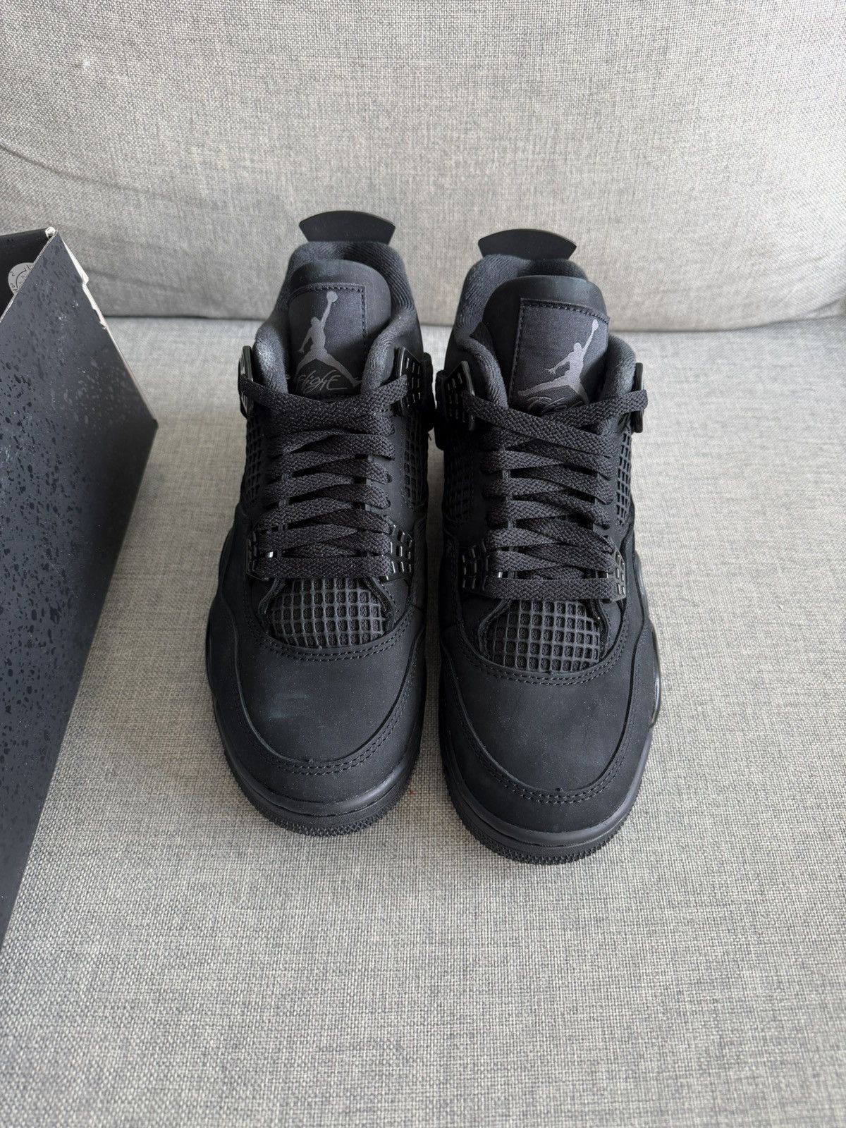 Jordan Brand Jordan Retro 4 Black Cat Size US 8.5 / IT 38.5 - 2 Thumbnail