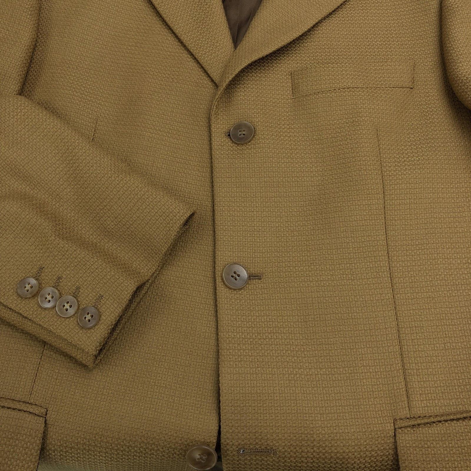 Daniel Hechter Daniel Hechter Blazer 40R Camel Wool Sport Coat Three Button Size 40R - 19 Thumbnail