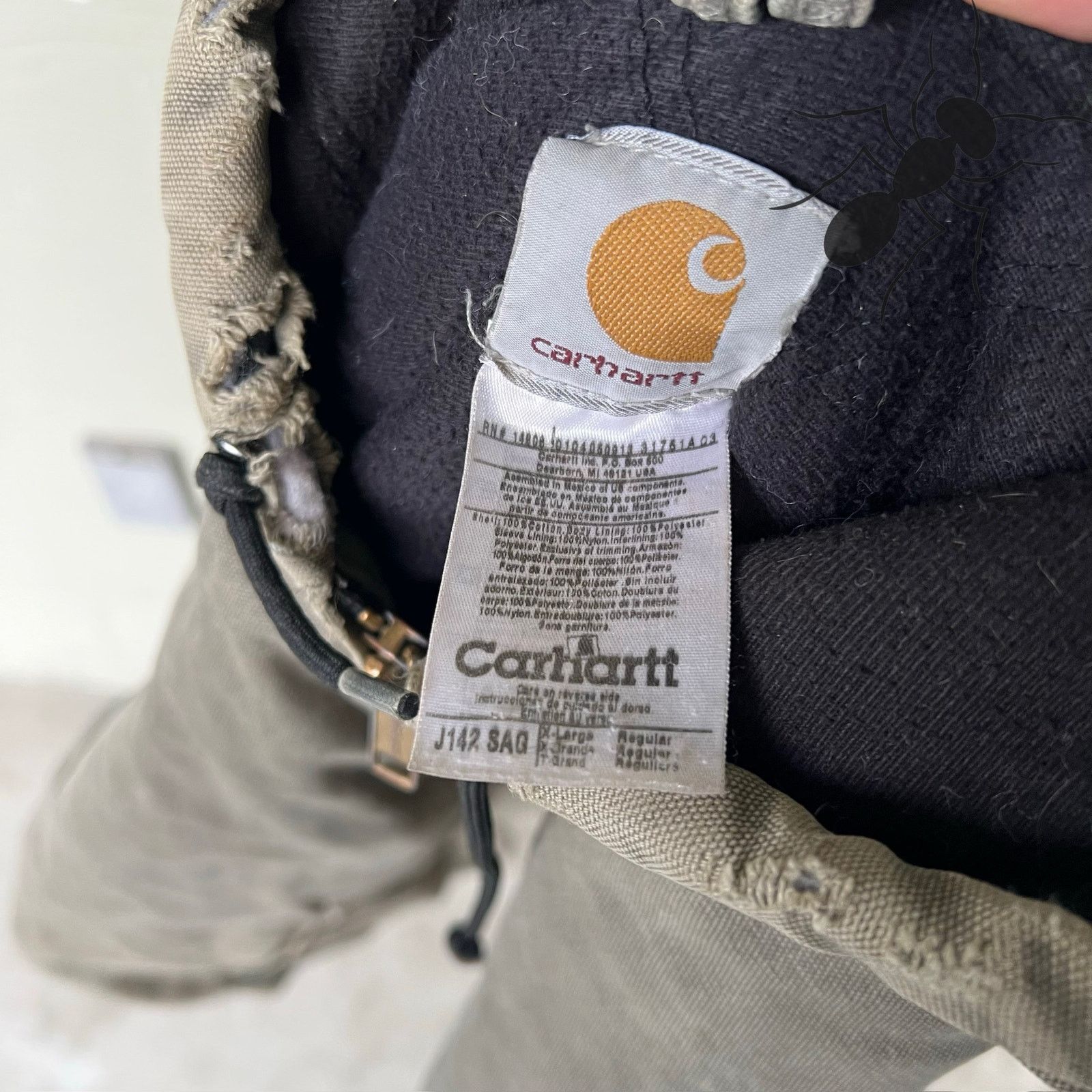 Carhartt × Vintage Carhartt J142 SAG brown hooded work wear jacket Size US XL / EU 56 / 4 - 4 Thumbnail