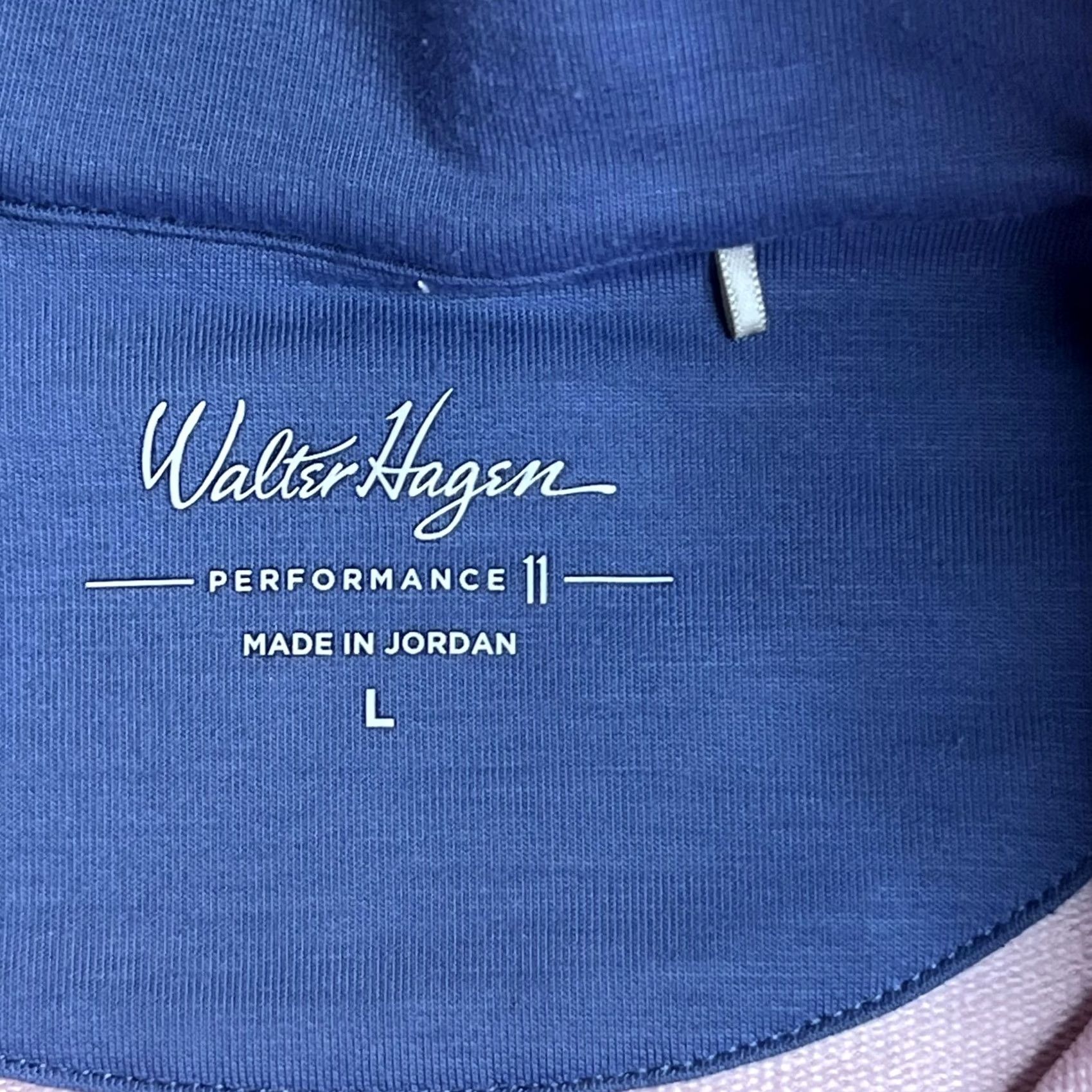 Vintage Walter Hagen Golf Shirt Mens Large Pink Quarter Zip Pullover Long Sleeve Top Size US L / EU 52-54 / 3 - 3 Thumbnail