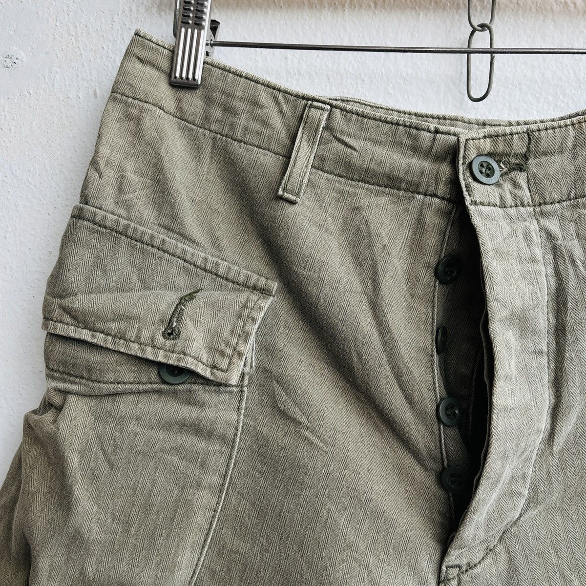 Schott × Travis Scott Faded Olive Green Schott Utilitu Military Pants Size US 30 / EU 46 - 5 Thumbnail