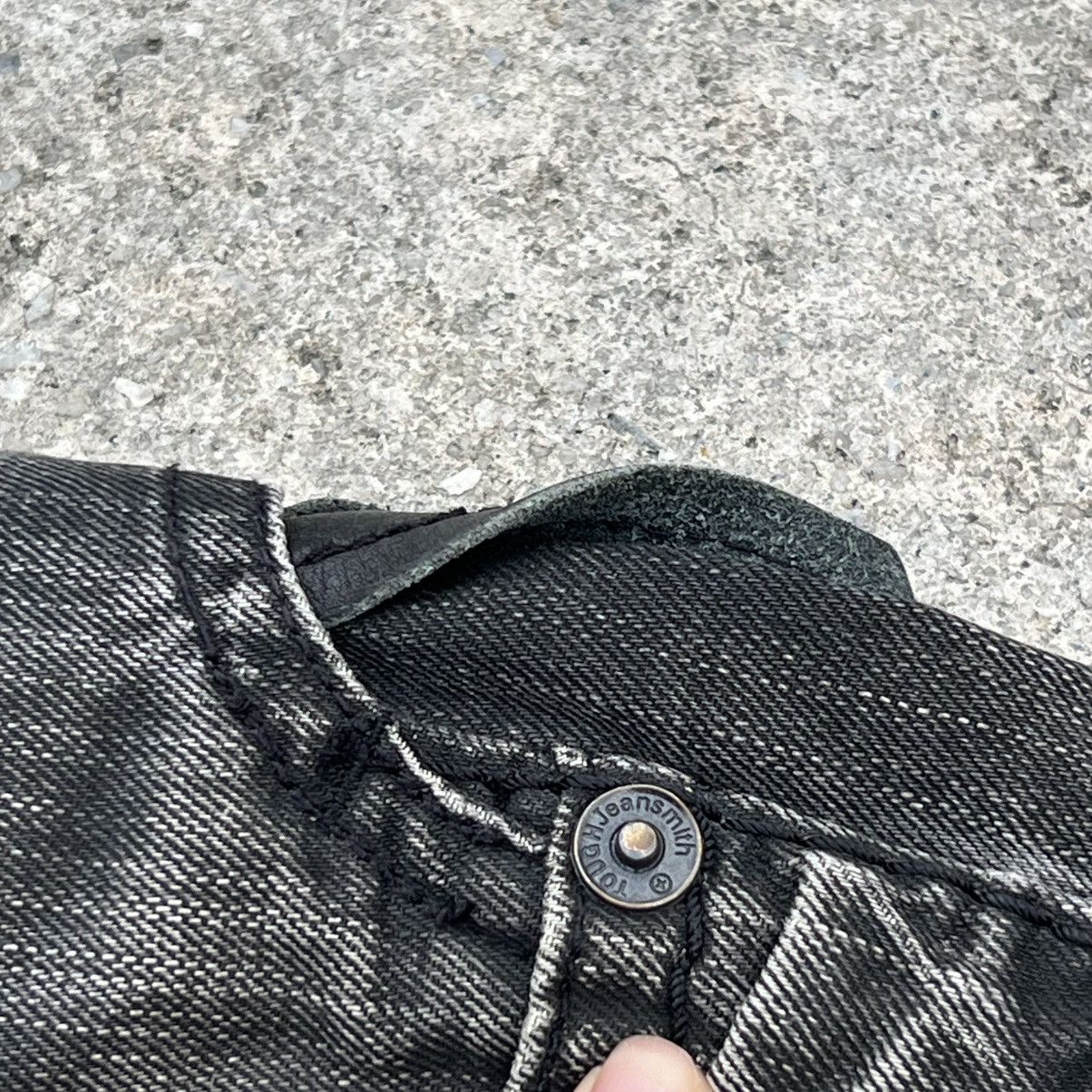 Japanese Brand “y2k style” TOUGH JEANSMITH BLACK WASHED DENIM PANTS Size US 31 - 6 Thumbnail