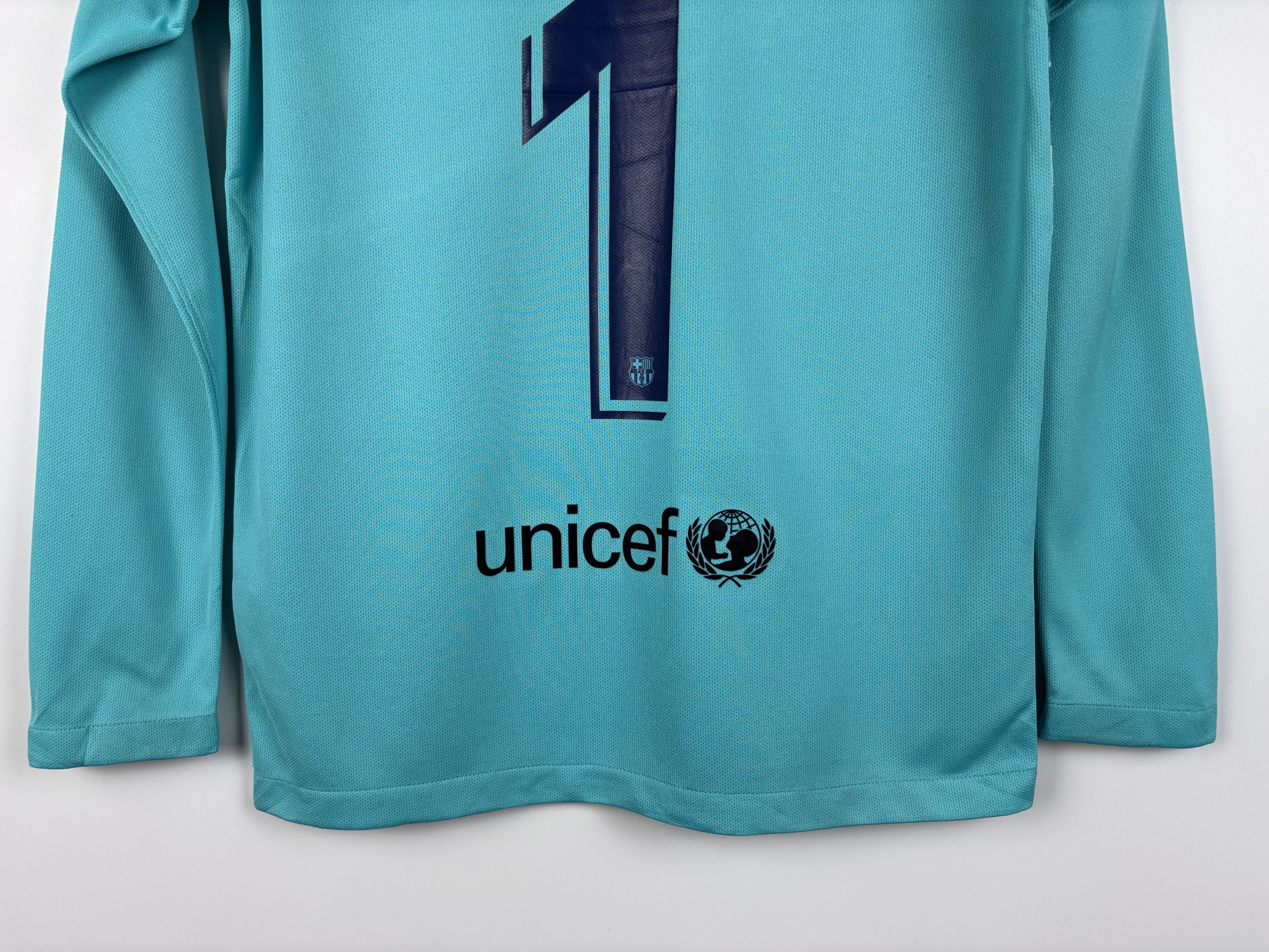 Nike Barcelona 2019 Goalkeeper #1 Ter Stegen Jersey Nike Kids L Size US L / EU 52-54 / 3 - 8 Thumbnail